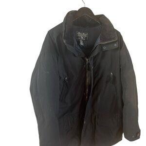 Black Men’s  Eddie Bauer Arctic Goose Down Coat, Size XL